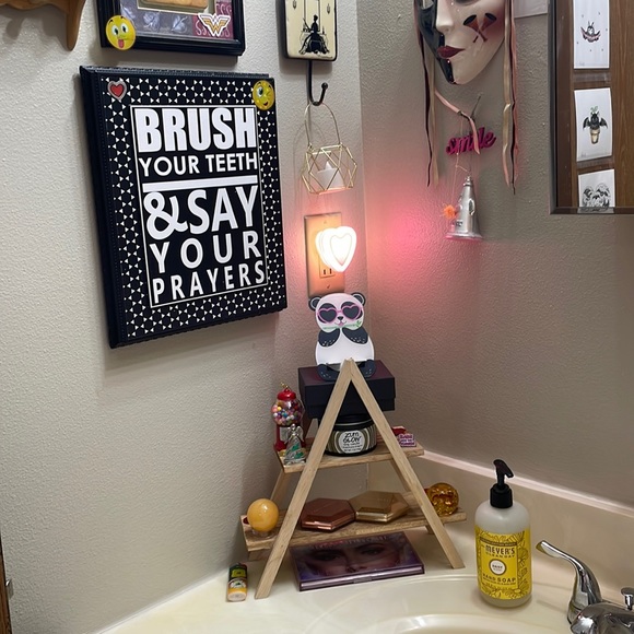 Clean Bathroom Happiness Peace Love Trolls Rainbows Lemons